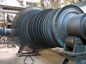 steam-driven turbine