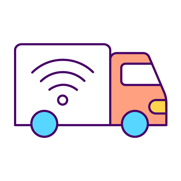 autonomous truck graphic