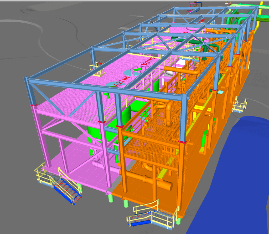 3D model of a module