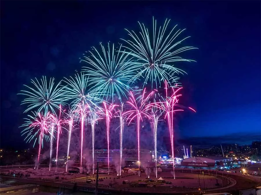 Calgary Stampede Fireworks