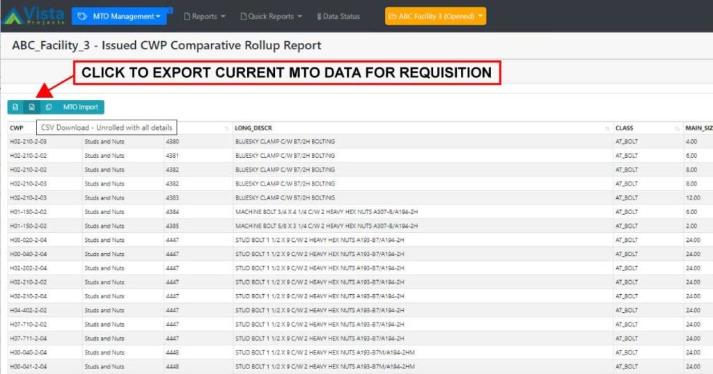 MTO Reporting Portal