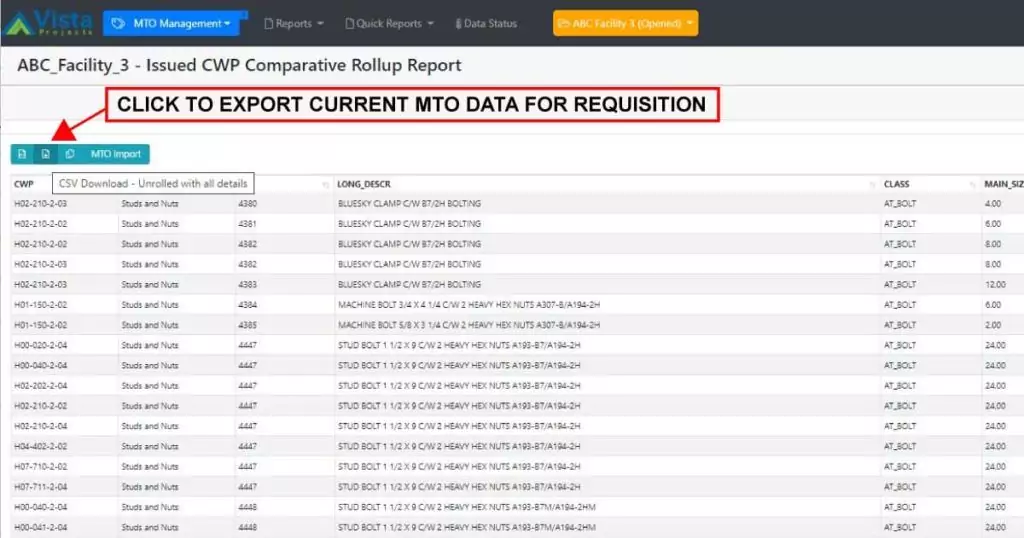 MTO Reporting Portal