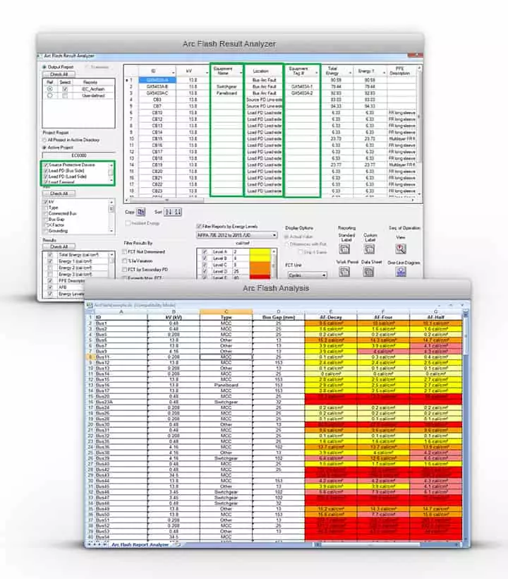 ETAP arc flash software